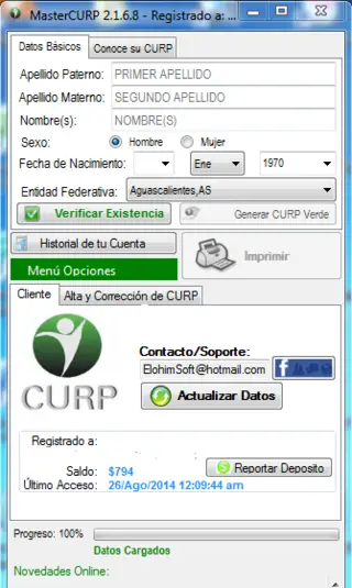 Master Curp